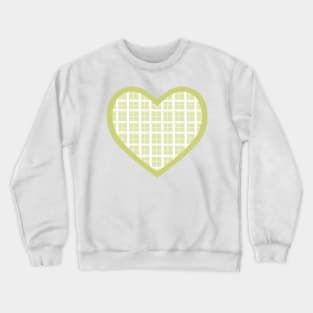 Green Cottage Heart Crewneck Sweatshirt